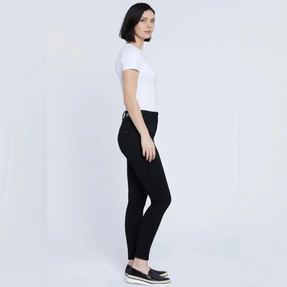 Seven7 The Curvy High Rise Black Legging Denim Jeans Size 10 - Picture 6 of 14